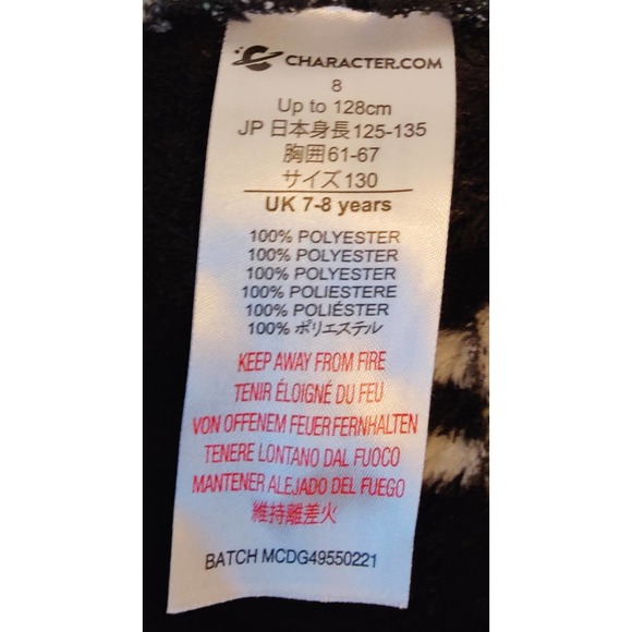 Kids Minecraft Robe with Hood and Belt Sz 8 Fleece WARM! - Picture 3 of 4